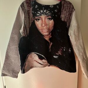 Graphic Long Sleeve Sweater